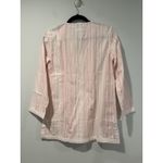 NEW Untuckit Tunic Top Women 4 Durfort Stripe 100% Cotton Preppy Travel Vacation Pink Photo 1
