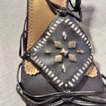 Etienne Aigner Ea by  Women's Leather Shoes 8.5 Black with Pewter Studs Photo 3