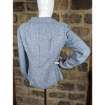 Pendleton  Blazer Woman's 8 Blue Silk Blend Lined Career Retro‎ Office Career Photo 7