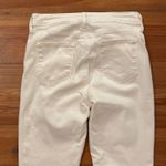 L'Agence  Margot Jeans Womens 27 Vintage White High Rise Skinny Velvet Stripe Photo 11