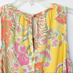 Lilly Pulitzer  Target Bright Floral Challis Tropical Romper POCKETS Small Yellow Photo 5