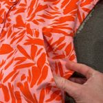 Veronica Beard  dress Womens size 8 Samy pink puff sleeves button front **Flawed* Photo 6