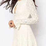 Free People NWOT Teen Witch Ivory Lace Mini Dress Photo 1