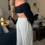 Forever 21 Strapless Long Sleeve Crop Top Photo 3