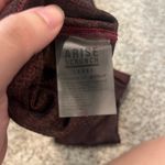 ECHT  Burgundy and Black Arise Scrunch Leggings Photo 2