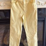 Gloria Vanderbilt  Jeans Pastel Yellow Straight Leg Amanda Womens 14 Photo 3