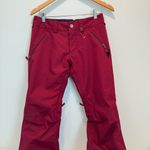 Burton  Womens Pink Ski Snow Winter Snowboard Pants Snowsuit Suit Bibs Ladies XS Photo 1