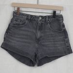 PacSun 100% Cotton Black Distressed Denim Mom Shorts Size 26" Photo 0