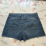 Madewell High-rise denim Blue Jean Shorts Raw Frayed Hem Size 32 Photo 1