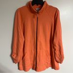 Coral Bay Women’s  Energy Full Zip‎ Cuff Sleeve Sweatshirt Size 1X Orange Color Photo 5