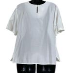 Vintage Gloria Lance Ivory Casual Blouse Size Large White Photo 6