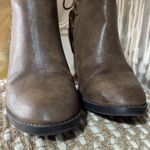 American Eagle Outfitters Brown Lace Up Ankle Booties Boots 10M Photo 1