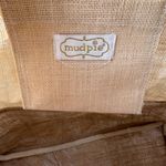Mud Pie  Woven Jute Tote Beach bag with Tassel detail Photo 6
