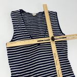 J.Crew Tank‎ Top Womens Small Blue Striped V Neck Sleeveless Knit Wool Blend Photo 5