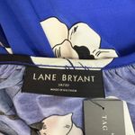 Lane Bryant Blue Floral Faux-Wrap Jersey Midi Dress - New - Size 18/20 Photo 6