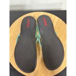 Orthaheel Orthotic Flower Accent Blue Green Thong Sandals Comfort‎ Slides US 10 Photo 8