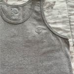 Champion  Authentic athletic gray embroidered logo tank top, size M athleisure Photo 6
