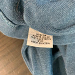 Bryn Walker Teal Blue 3/4 Sleeve Ribbed Knit Top Made in USA XL Basic Layer READ Photo 5