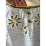 Mi Golondrina Blue Embroidered Midi Dress Mexican Artisan Size S Photo 8