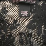 Victoria's Secret Lingerie Chemise Nightie Dress Black Lace Sheer Halter Size XL Photo 7