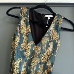 Lavender Brown NWT  Cheetah Belted Romper Photo 3