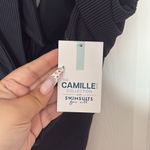 Swimsuits For All Camille Kostek She’s Iconic Underwire Brazilian One Piece Black Size XL Photo 5