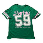 BARBIE 59‎ Sports and Social Club Women’s Pullover Crew Neck Graphic XS T Photo 0