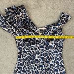 Lavish Lice Lavish Alice Leopard Print Velvet Dress US 6 Photo 8
