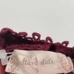 Altar'd State Crushed Velvet Lace High Neck Sleeveless Blouse Top Photo 4