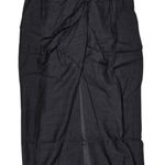 Area Stars Neela Draped Midi Skirt in Black S NWT Photo 0