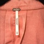 Free People Charlie denim Pink Button-Up Shirt with Peter Pan Collar medium Photo 5