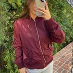 H&M logg maroon Padded Bomber Jacket Photo 0