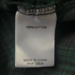 superdown Revolve Green Blue Plaid Long Sleeve Button Down Flannel Shirt Size S Photo 7