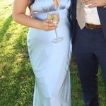 Selfie Leslie  Italia Azure Halterneck Maxi Dress Blue Photo 6