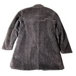 Anne Klein Vtg  Navy Wide-Wale Corduroy Double Breasted Coat Quilted Lining‎ Photo 2