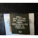 Eddie Bauer Skirt Womens Size 12 Black A Line Size Zip Versatile Preppy Cotton Photo 2