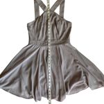 Lulus  Forevermore Grey Skater Dress Size Medium Photo 7
