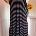 Old Navy Ribbed Blue Striped Dress Photo 3