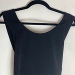 Sandro  Replay black pleated hem cross back mini dress medium Photo 3