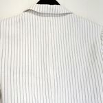 Madewell NWT Linen Blend Relaxed Blazer In Pinstripe Size 2 Photo 9