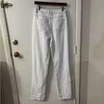 Missguided  White Distressed Rip Straight Leg Jean TALL 6 NEW Classic Preppy Photo 2