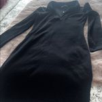 ZARA Black Long-Sleeve Button Down Shirt Photo 2