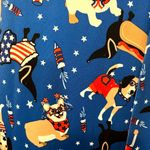 Dress Works Sleeveless Shift Dress Patriotic Dogs NWT Size Small Photo 4