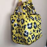 MZ Wallace New York Yellow Leopard Metro Tote Deluxe Adjustable Strap Medium Bag Photo 3