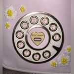Betsey Johnson  Vintage Antique Daisg Phone Bag Photo 1