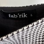 fab'rik Fab’rik Women’s Gameday Houndstooth Skirt w Built in Shorts SZ Large Photo 4