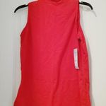 Hillard & Hanson  Red Sleeveless Turtle Neck Petite Medium PM Photo 0