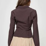 Princess Polly Anni Pinstripe Shirt Photo 1