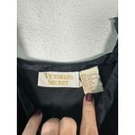 Victoria's Secret Gold Label Black Satin Lace Maxi Slip Dress Size P XS Photo 1