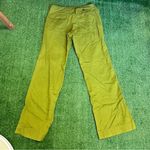 Roxy Apple Green Cotton Wide Leg Pants Photo 4